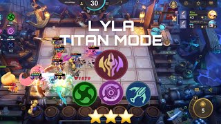 Magic chess|Lyla Titan Mode 6 Immortal Full ASPD #mlbbidcreator #magicchess #mobilelegends