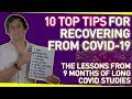 10 Top Tips for Recovering from Coronavirus | The Lessons From 9 Months of Long Covid Studies