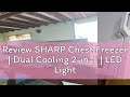 Review SHARP Chest Freezer | Dual Cooling 2-in-1 | LED Lighting | 110L / 160L / 220L / 310L /510L