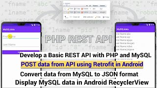 Android Studio | insert data from android app to MySQL database using retrofit