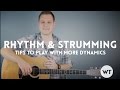 Guitar Lesson - How to strum and play with more dynamics