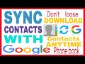 how to-sync contacts with google-Easy(2016)