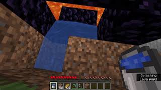 How to make a nether portal quickly in minecraft.