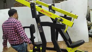 HI PULLY +CHEST PRESS HAMMER MACHINE AVAILABLE ON N A SPORTS INDUSTRIES MEERUT 9897217449,8057212786