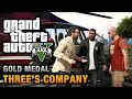 GTA 5 - Mission #11 - Three's Company [100% Gold Medal Walkthrough]