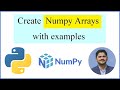 How to create a Numpy Array in Python | Complete Guide | Examples | 2021 | Amit Thinks