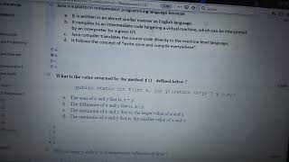 Nptel 2019- programming in java week 1 assignment solutions