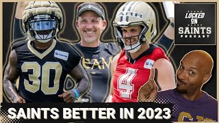 New Orleans Saints made HUGE improvements from 2022 with Derek Carr, big moves
