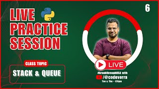 Stack & Queue | Live DSA Practice Leetcode Session | #breakthroughDSA