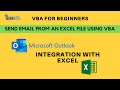 Outlook Integration in Excel | Automate Outlook using VBA | Send Email from an Excel File using VBA