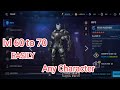 How to do level 70 to a character in Marvel Future Fight