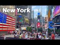 New York City Walking Tour 4k 7th Avenue - Manhattan Walk Times Square