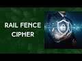 Implementation of Rail Fence Cipher Program in Python | TechBD For You