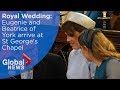 Royal Wedding: Eugenie and Beatrice of York looking prudent in St George’s arrival