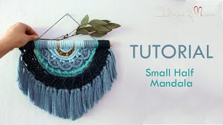 DYI Macrame Half Mandala Wall Hanging Tutorial