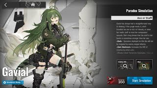 Arknights Paradox Simulation Gavial Guide