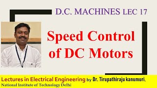 DCM 17 Speed Control of DC motors