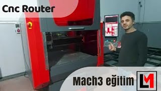 Cnc Router Mach3 eğitim videosu