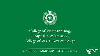 CMHT/CVAD | UNT Commencement Spring 2026