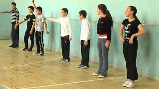 ახალი სამგორის საჯარო სკოლის სპორტის გაკვეთილი VII კლასში