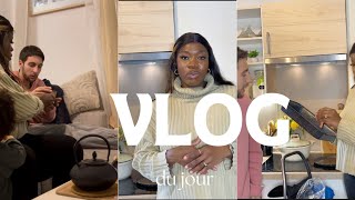 VLOG DU JOUR nouvelle Coiffeuse recette de bouillon pour la grippe ￼￼