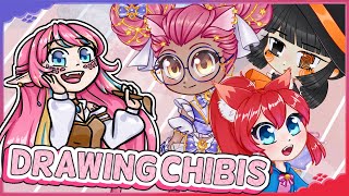 Drawing chibis - or rather a very specific one~ [envtuber art stream]