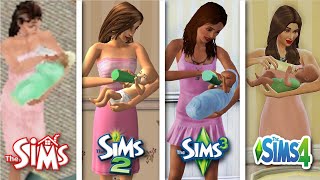Sims 1 vs Sims 2 vs Sims 3 vs Sims 4 - Baby
