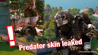 Predator leaked in fortnite!!!!!