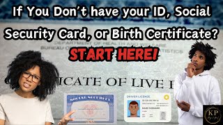 How to Get an ID, SS Card, and Birth Certificate (Get One Without the Other)