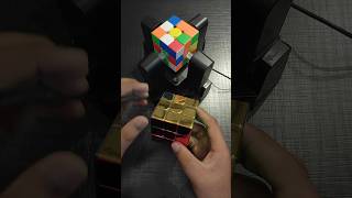 Can a Cubing Robot Solve The Shiny Cube ? #shorts