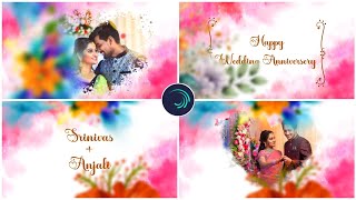 Wedding anniversary video editing | telugu wedding anniversary video editing alight motion