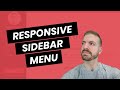 Build a JavaScript Responsive Sidebar Menu