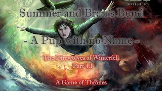 Bran and a Pup with no Name - Episode 4.1 The Direwolves of Winterfell - A Game of Thrones