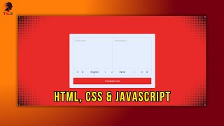 Create Your OWN Language Translator with HTML, CSS and JavaScript!