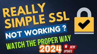 Really Simple SSL WordPress Plugin Tutorial 2025 - Proper Way to Install SSL (Lifetime)