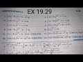 RD SHARMA EX 19.29 Q1 TO  Q14 SOLUTIONS OF CHAPTER 19 INDEFINITE INTEGRALS CLASS 12TH