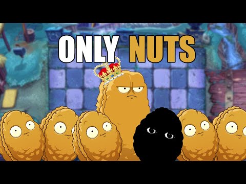 Can you beat Plants Vs. Zombies WITH ONLY NUTS? [Dark Ages]