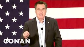 Mitt Romney's New Ad - Is It Fair? | CONAN on TBS
