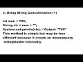 Five ways to convert integers to strings in java