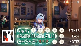 [Floral Zither Cover] Imagine Dragons x J.I.D -  Enemy (Arcane)