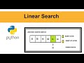 Linear Search Algorithm with example | linear search in Python | Data structures