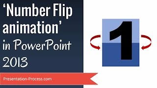 Number Flip PowerPoint Animation Effects Tutorial