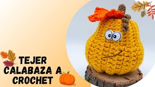 🇪🇸Tejer Calabaza Amigurumi a Crochet Tutorial Paso a Paso/Calabaza Tejida a Crochet/Ganchillo