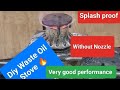 Diy Waste Oil Stove -Tutorial of new ennovation stove without nozzle. Very good performance 💯