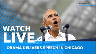 Live: Barack Obama delivers speech calling for unity after divisive 2024 election in Chicago