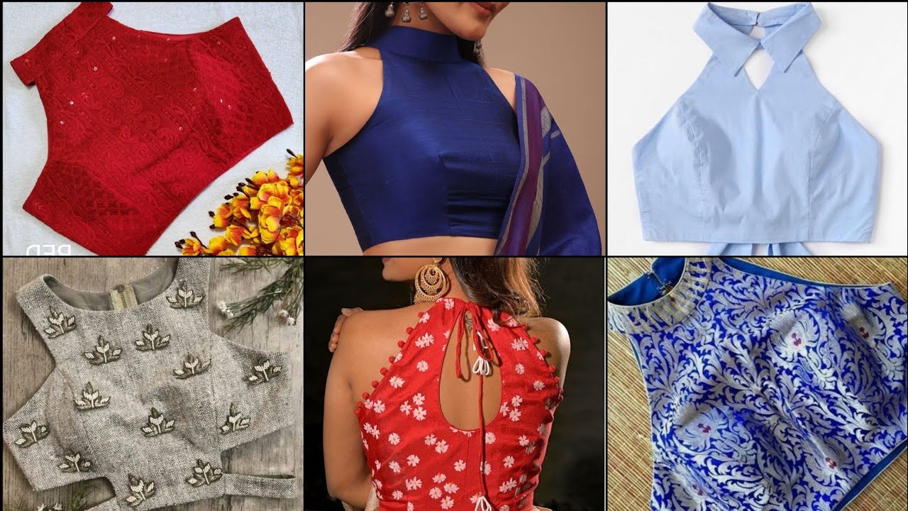 Halter Neck Blouse Back