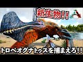 【ARK】新生物で超レア！Lv150のトロぺオグナトゥス捕獲に着手ッ！（前編）＃58【クリスタルアイルズ】