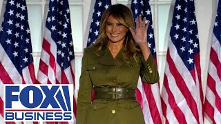 Melania Trump delivers remarks at the Republican National Convention