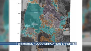 City of Bismarck working on new flood risk map and other projects to help curb flood risk in city
