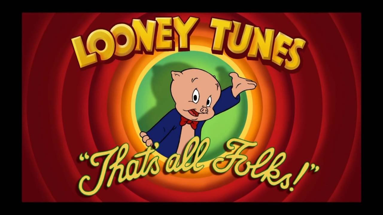 Thats All Folks Looney Tunes Youtube Thats All Folks Looney Tunes Youtube